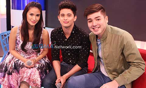 Kilig moments with James Reid and Andre Paras on 'Startalk'