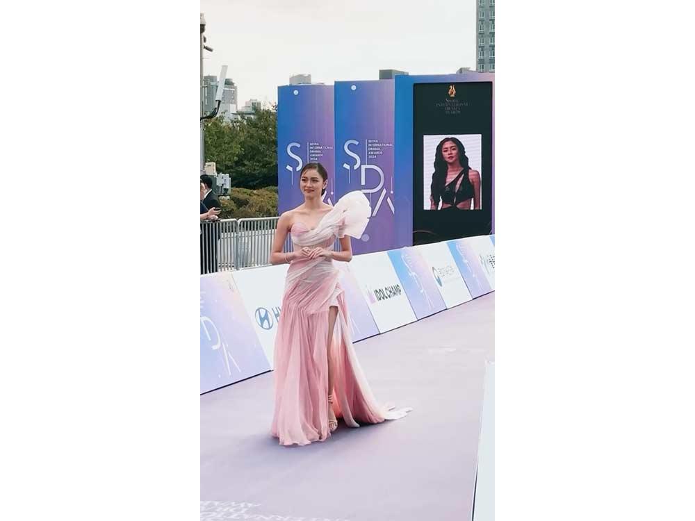 Kim Chiu is a vision in a dreamy Francis Libiran creation at the Seoul International Drama Awards 2024 GMA Entertainment