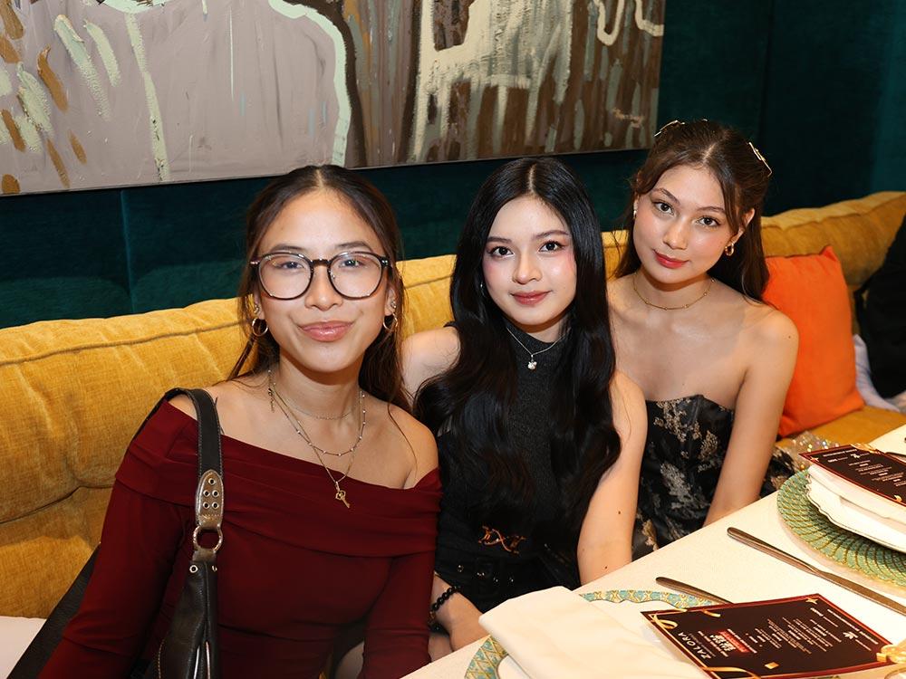 Emmanuelle Atienza, Olive May, Charlie Fleming 