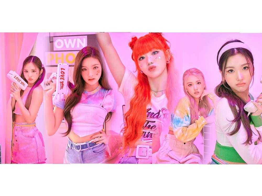 TRI.BE's SongSun, Kelly, HyunBin, Jia, and MiRe