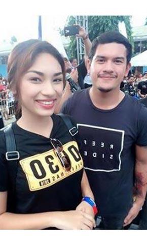 Baste Duterte and Kate Necesario