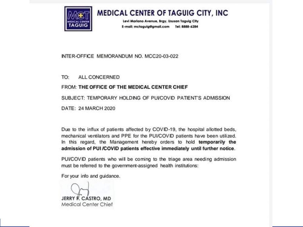 Medical Center of Taguig City, Inc