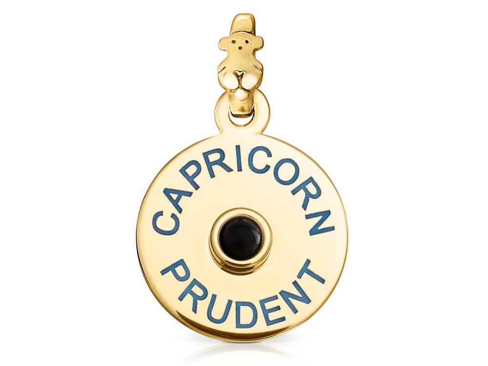 Zodiac pendant with Onyx