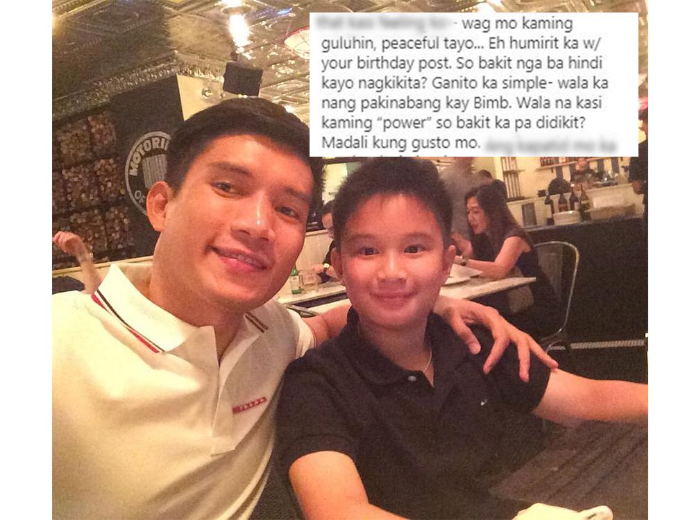 On James Yap being a negligent father to Bimby