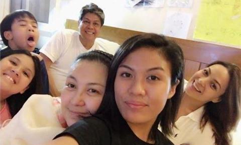 KC Concepcion, Frankie, Miel, and Miguel Pangilinan