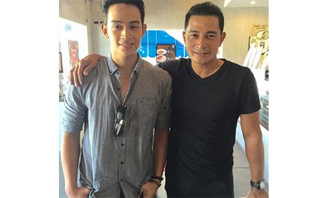 Cesar Montano and Diego Loyzaga