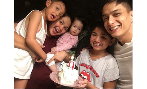 Judy Ann Santos and Ryan Agoncillo's family
