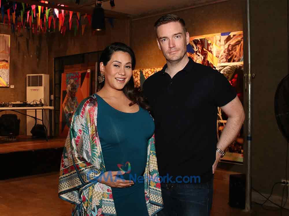 Cristalle Belo-Pitt with Justin Pitt