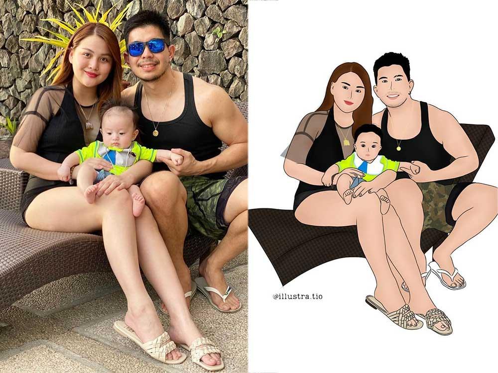 Dianne Medina and Rodjun Cruz family