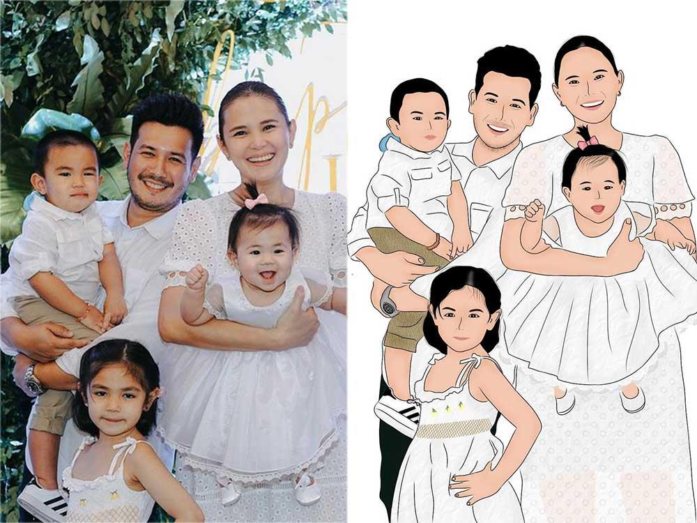 Isabel Oli and John Prats family