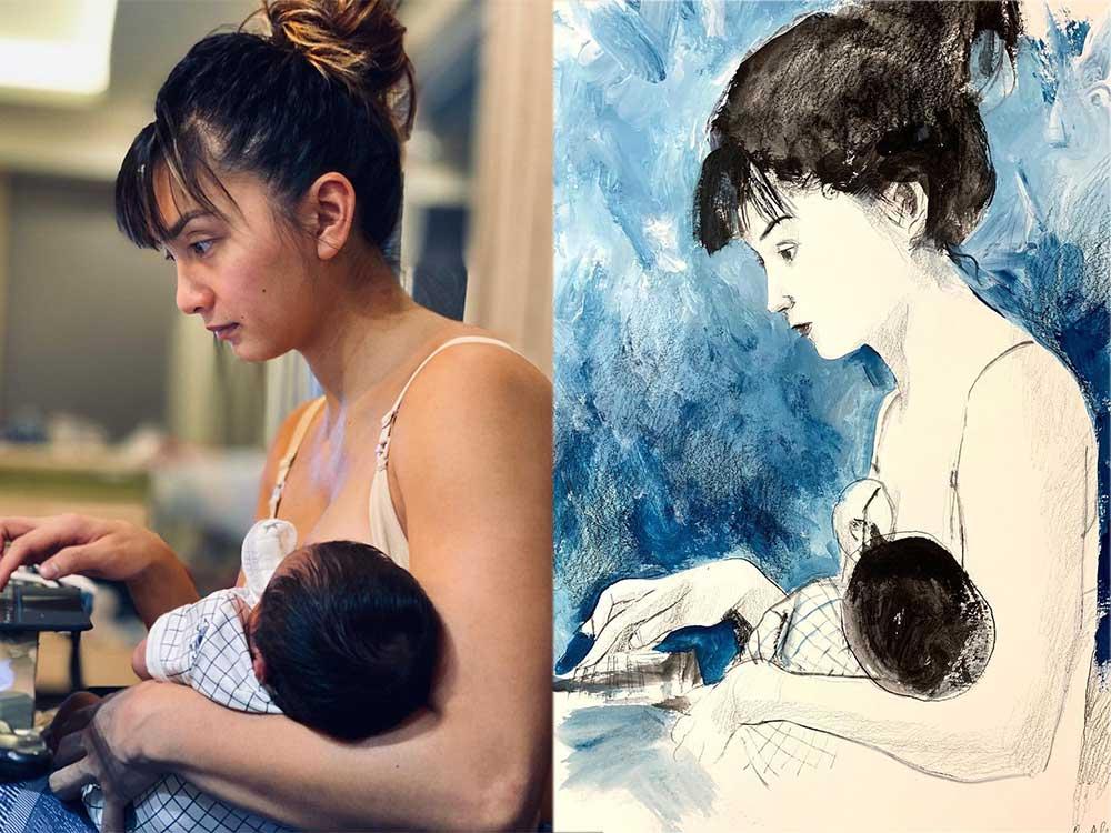 Iya Villania with Alana