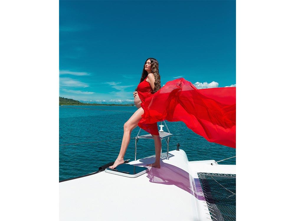 LOOK Angelica Panganiban stuns in her maternity photos shot in Subic