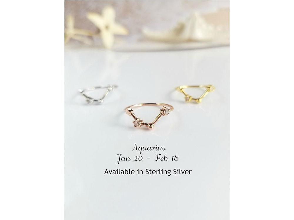 Aquarius Constellation Ring -around P610