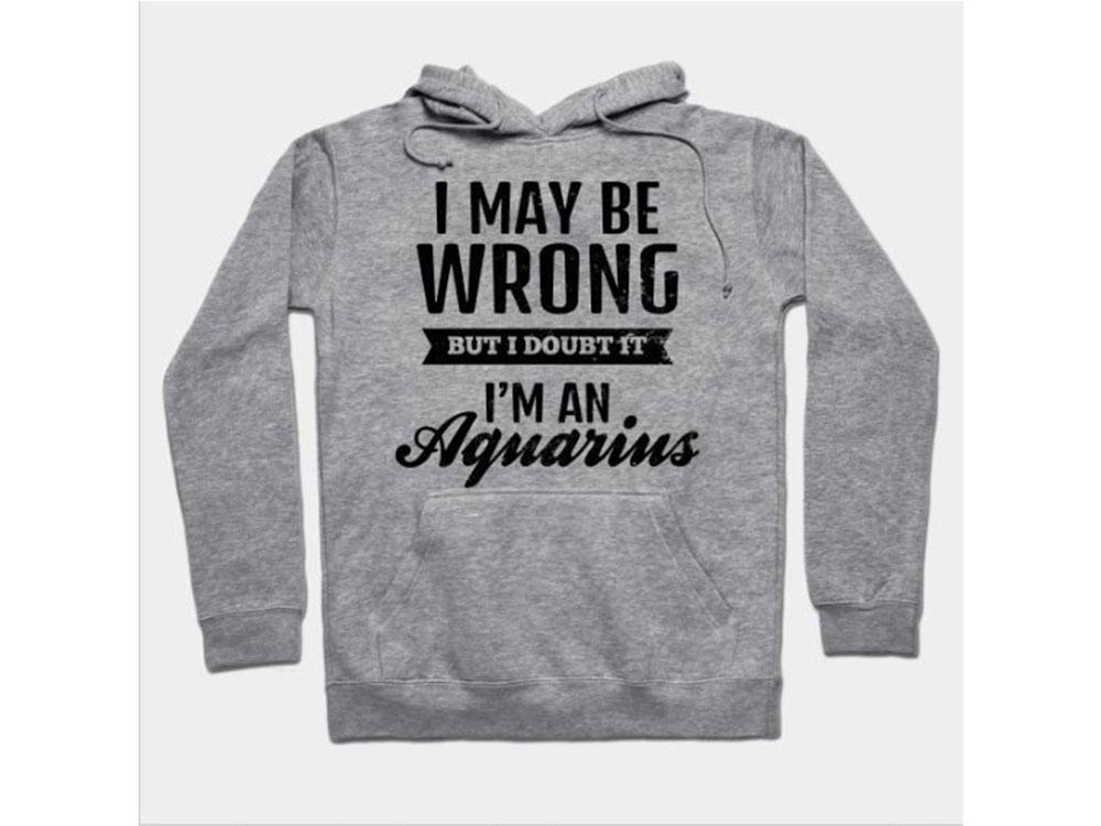 Aquarius Zodiac Hoodie  around P1780