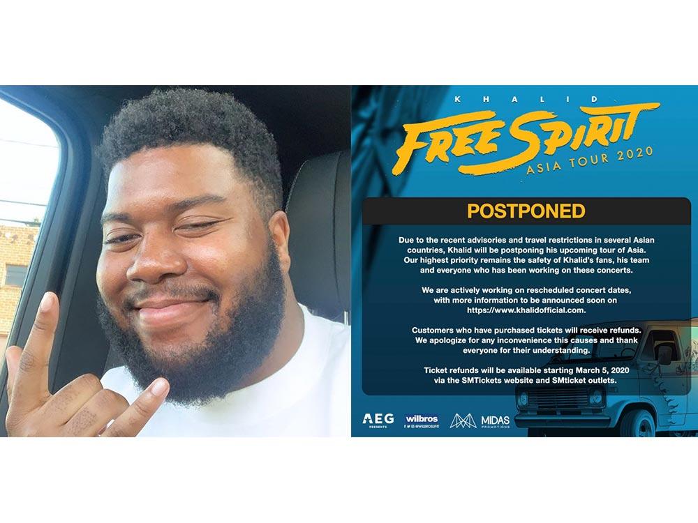 Khalid Free Spirit Asia Tour 2020 - Postponed