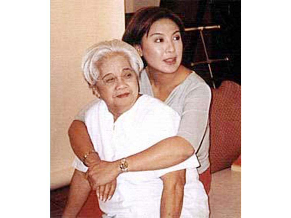 Sharon Cuneta and Yaya Luring