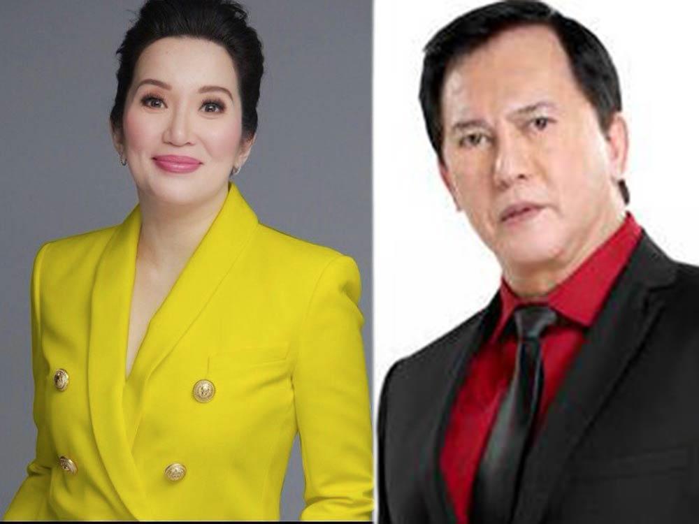 Kris Aquino and Philip Salvador
