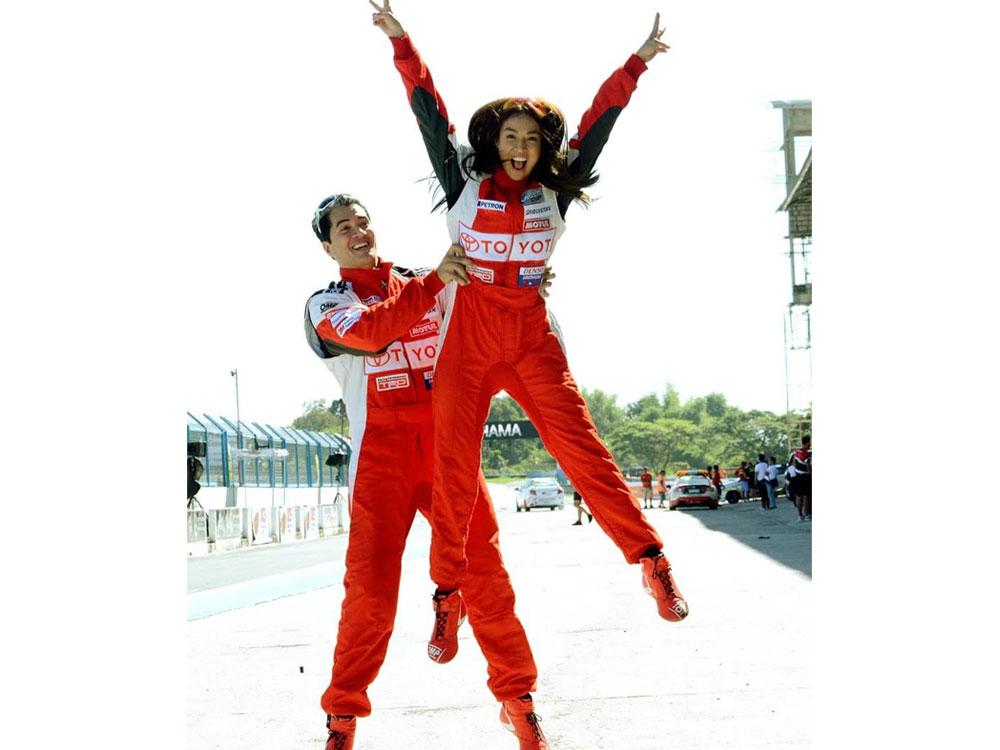 Aubrey Miles and Troy Montero