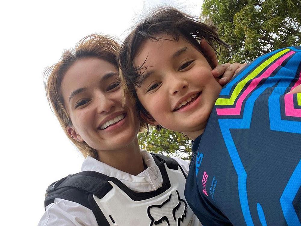 Sarah Lahbati and Zion Gutierrez