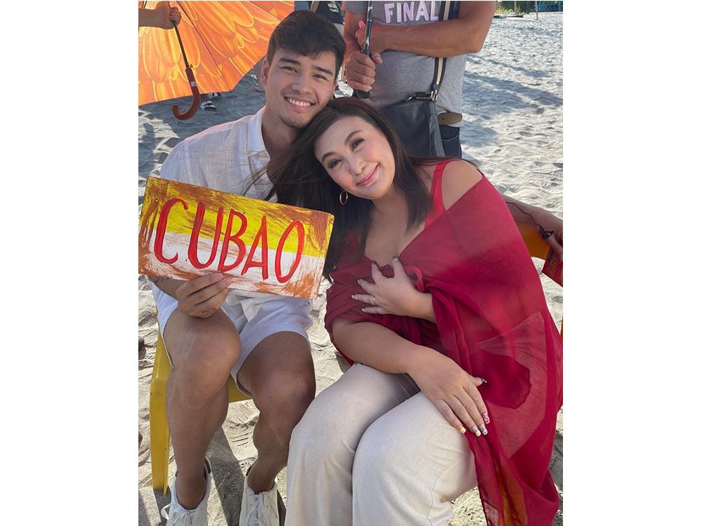 Sharon Cuneta and Marco Gumabao