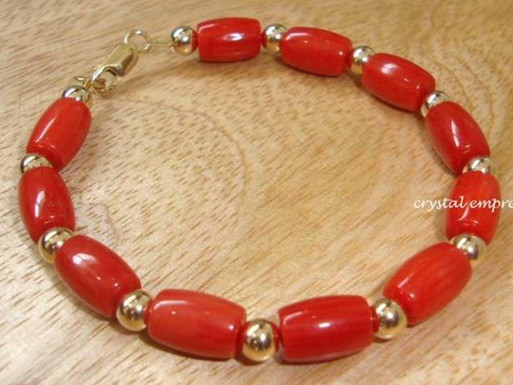 Chinese coral bracelet for baby top meaning