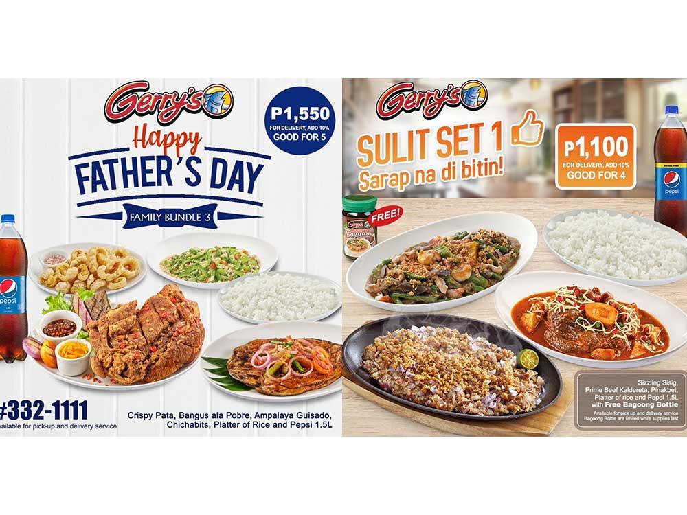 Father's Day meals for pick-up or delivery