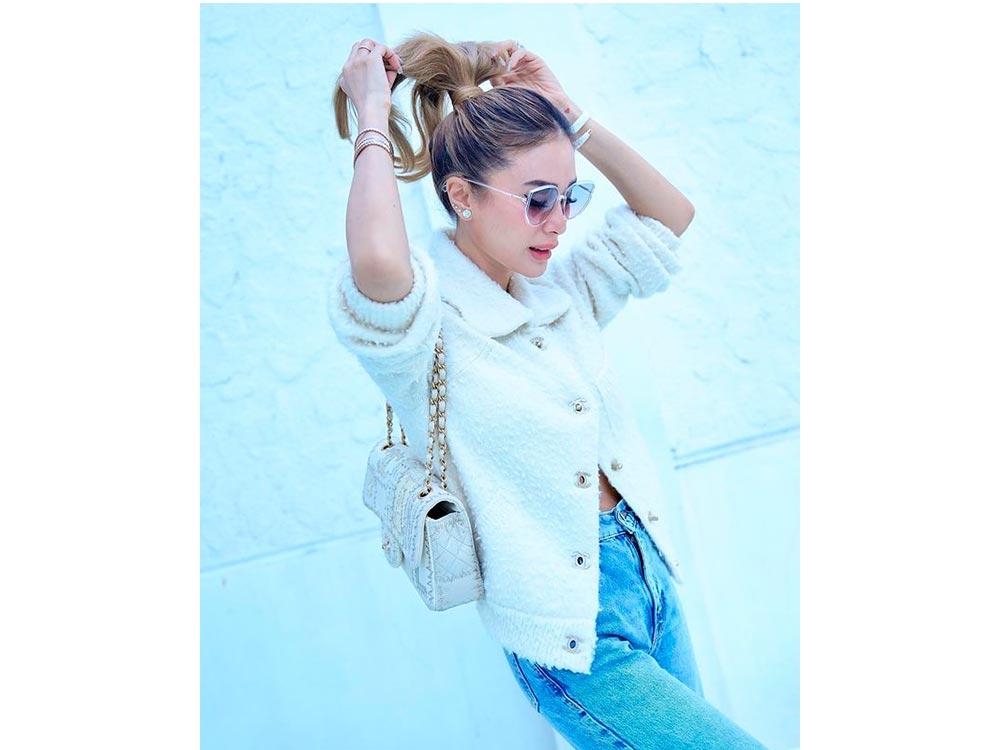 Wrap around ponytail