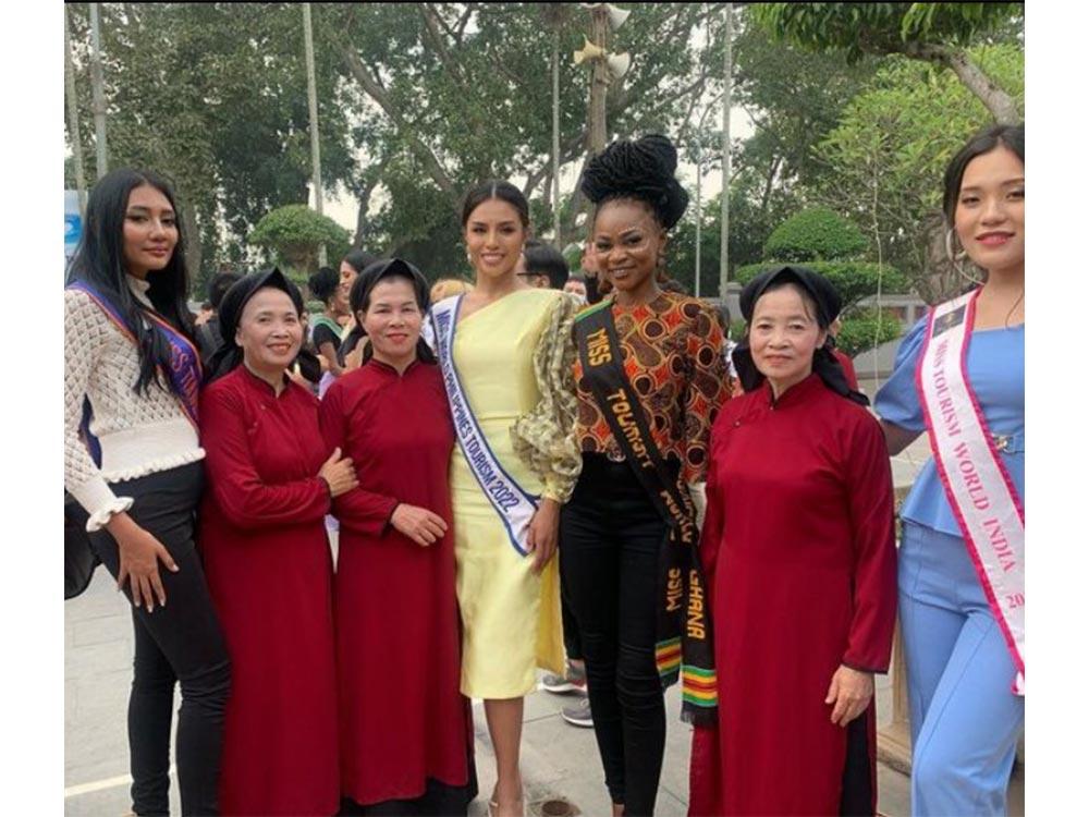 With the village performers