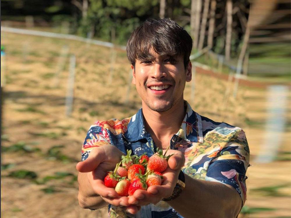 Smile as sweet as strawberries