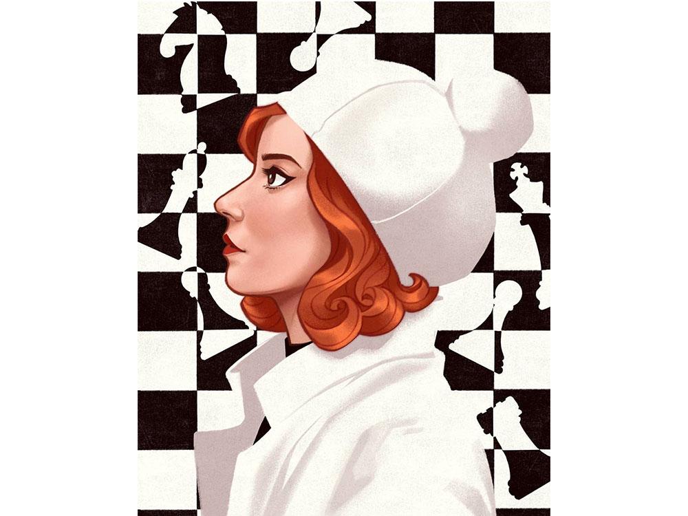 Beth Harmon from The Queen's Gambit