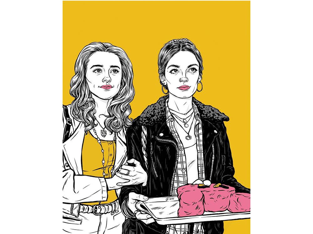 Maeve and Aimee from Sex Education