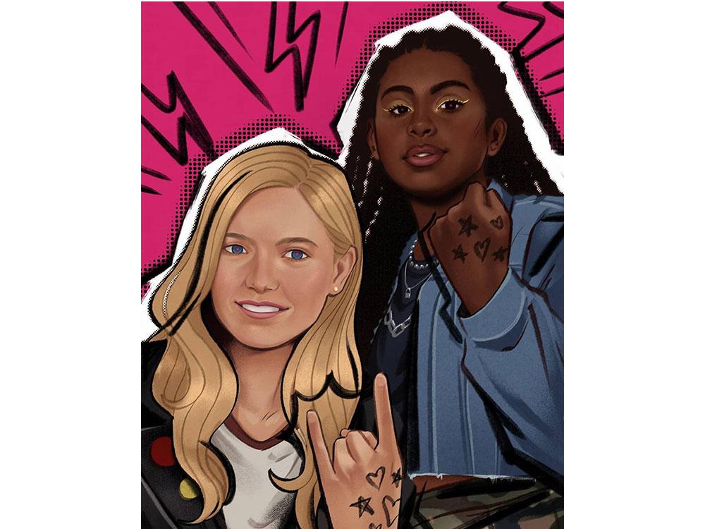 Vivian and Lucy from Moxie