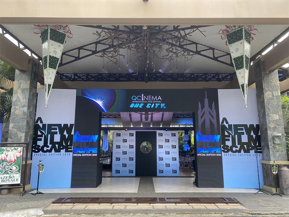 QCinema International Film Festival entrance arc