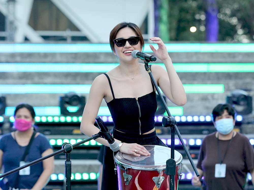 Calm before the show