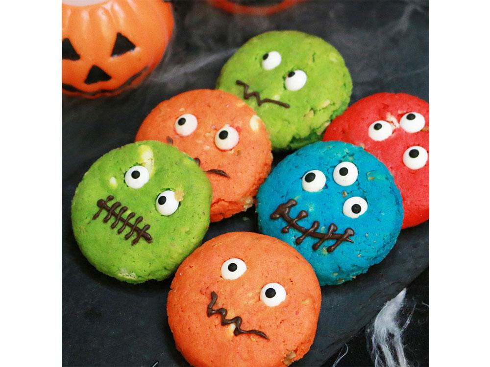Gooey monster cookies