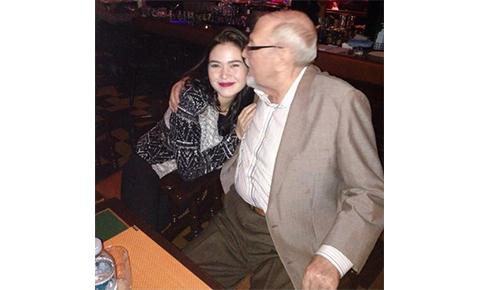 Bela Padilla and her father