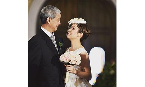 Cris Villonco to her father