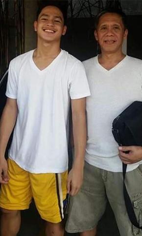 Elyson de Dios on his father