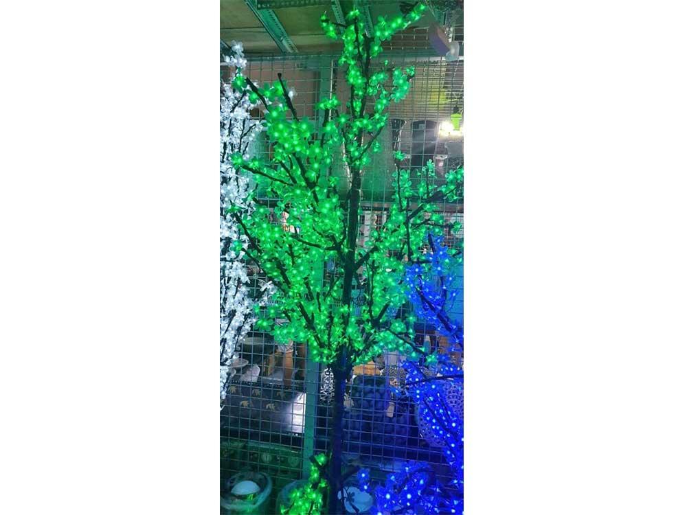 Lighted Christmas tree