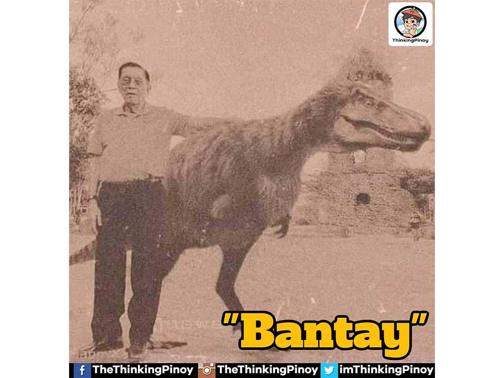 Enrile's pet dinosaur