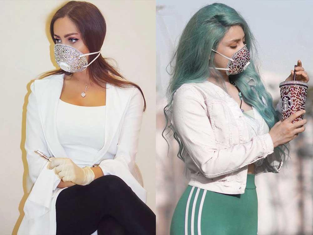 Glamorous face masks