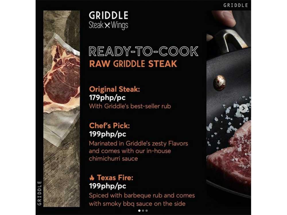 Griddle: Steak x Wings MNL