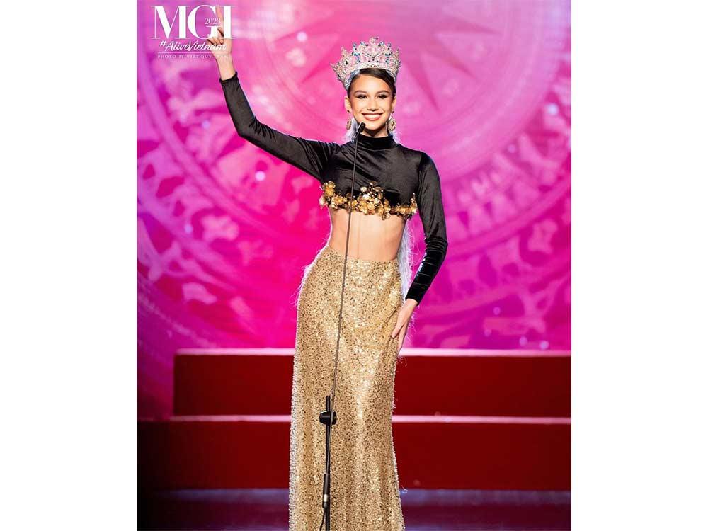 At the sash ceremony