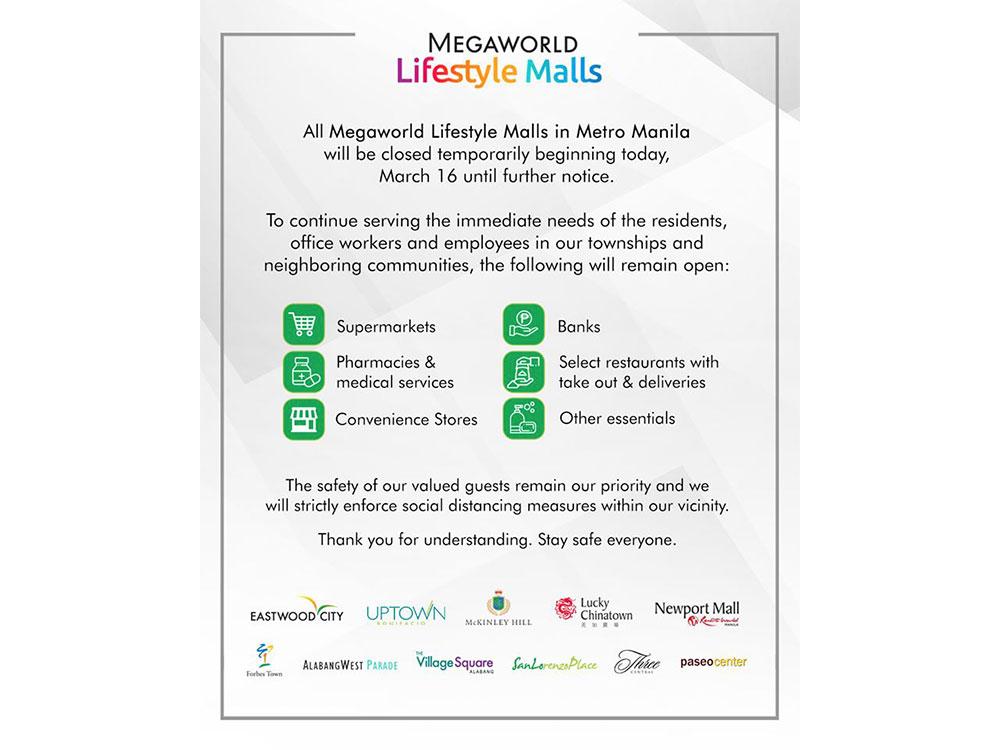 Megaworld Lifestyle Malls