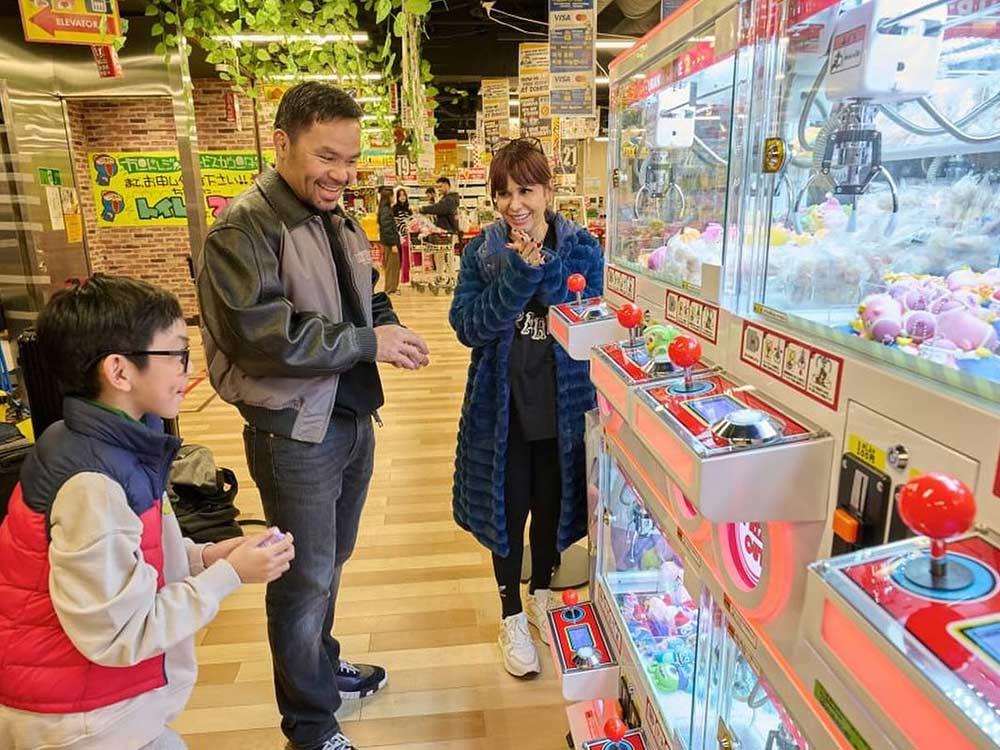 Playing with the bunso