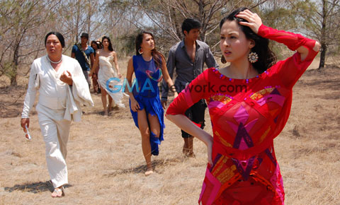 Marian in a scene of 'Temptation Island'