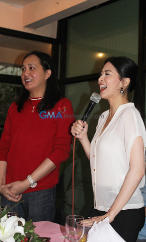 Marian and Dennis give thanks