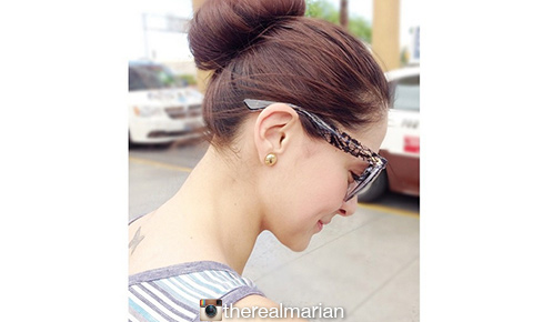 Marian's hairstyles through the years