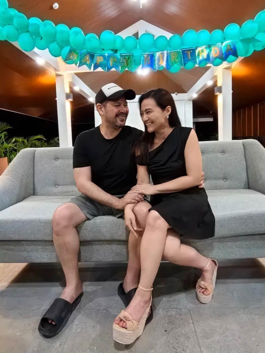 Gladys Reyes and Christopher Roxas