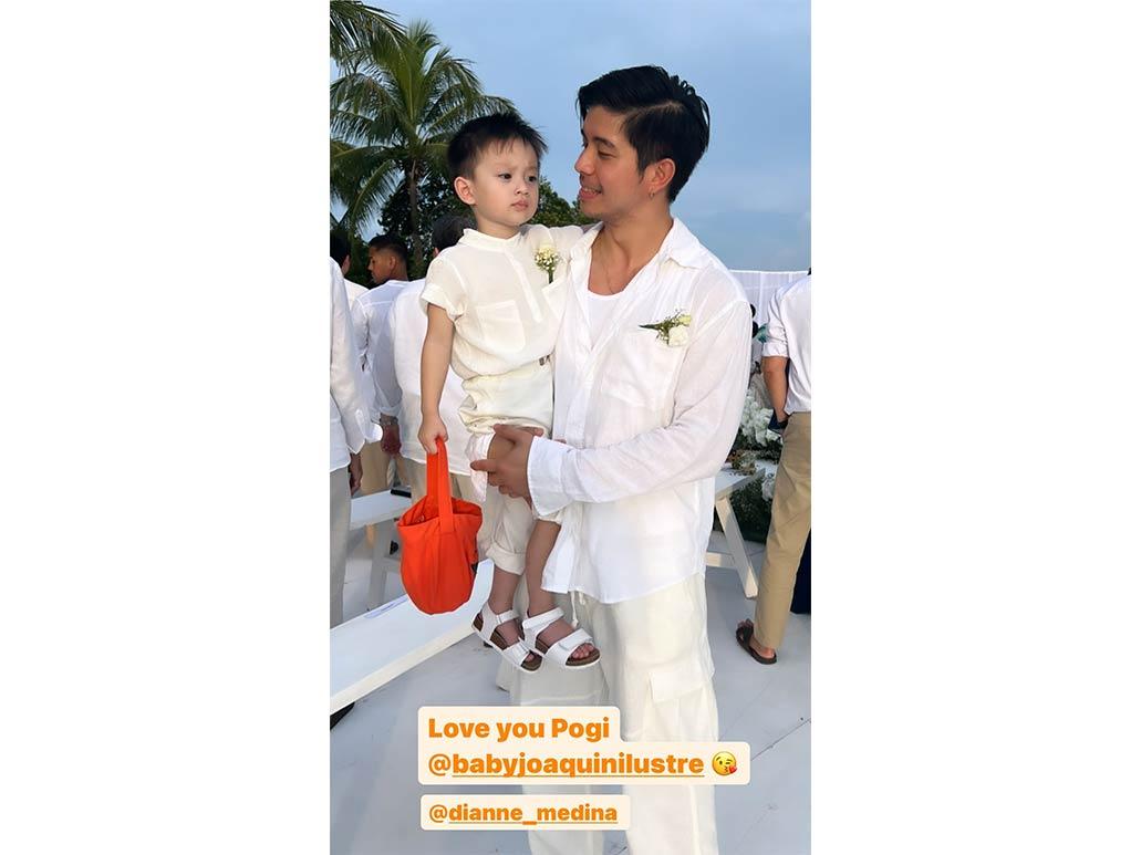 Rodjun Cruz and son